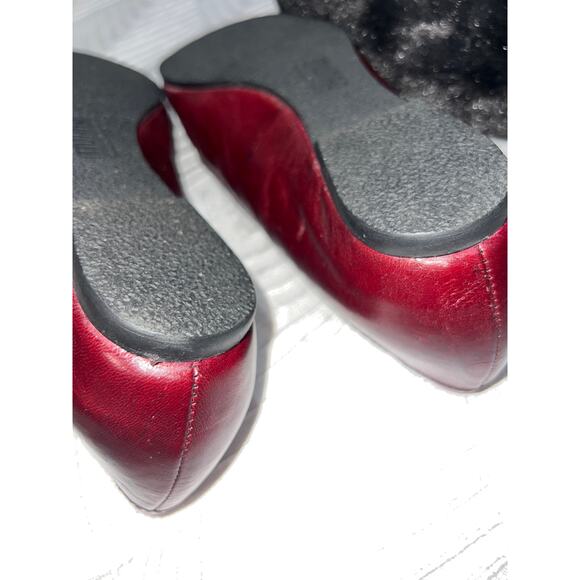 Munro Carrie Burgundy Leather Loafers – Embossed Crocodile Toe – Size 9 M Sale!! - Picture 11 of 11